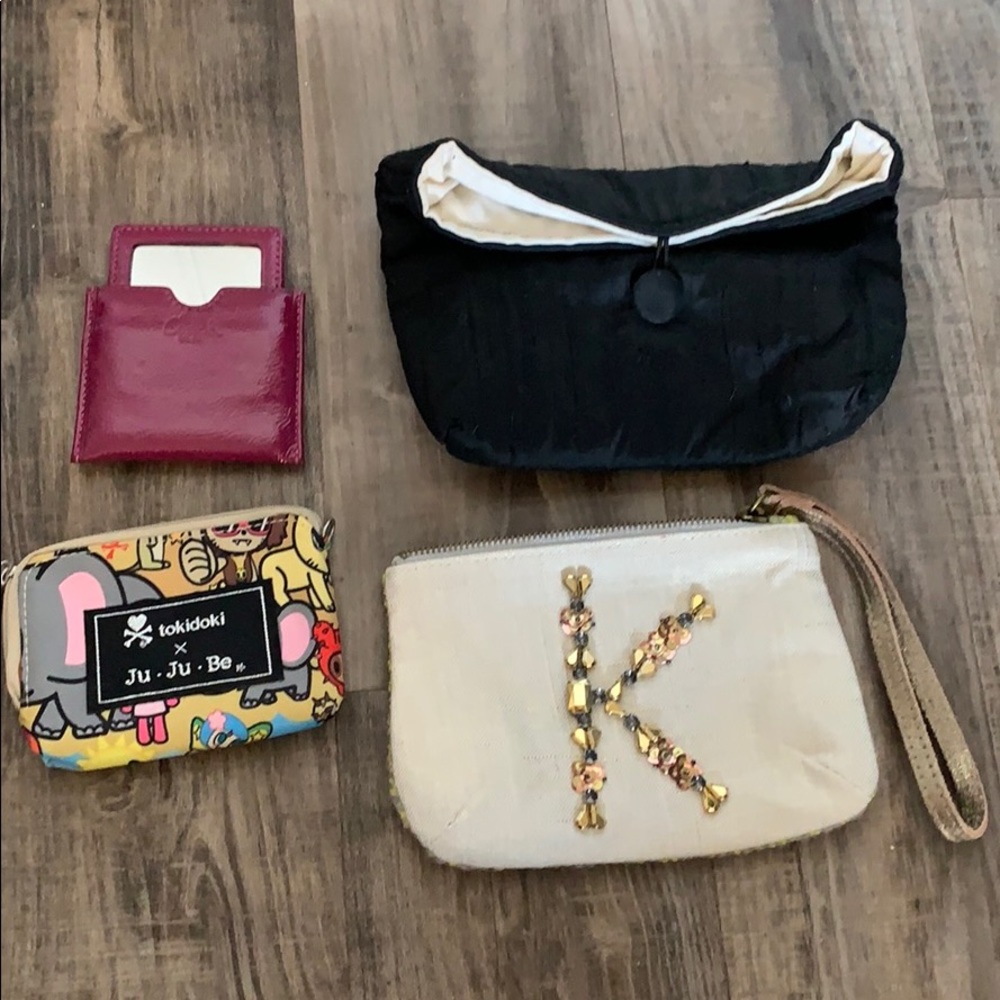 Wristlet, clutch, accessories